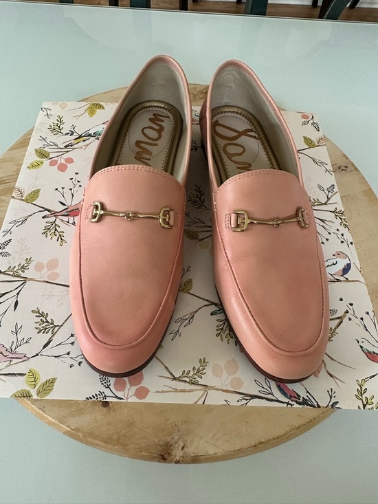 Sam Edelman Shoes - Sam Edelman Pink Leather Loafers Shoes size 8